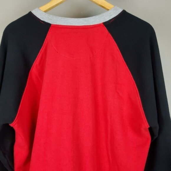 NBA U Chicago Bulls Men's Size XL Long Sleeve Red Sweater - Picture 8 of 8